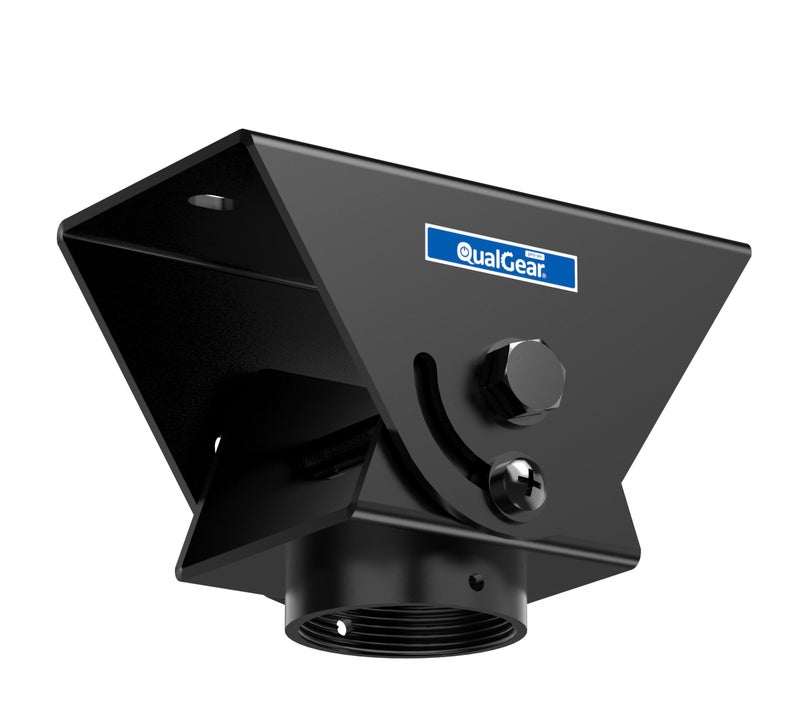QualGear QG-PRO-PM-VCA-B Pro-AV Sloped Ceiling Adapter for 1.5" Npt Threaded Pipe Projector Accessory - Image 1